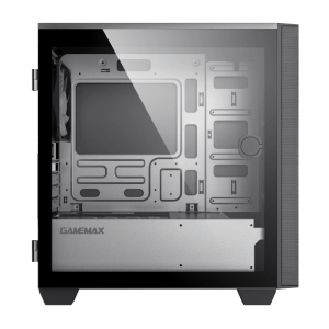 Case mATX GAMEMAX Aero Mini, w/o PSU, 4x120mm ARGB, Front Mesh, Fan Controller, TG, USB 3.0, Black