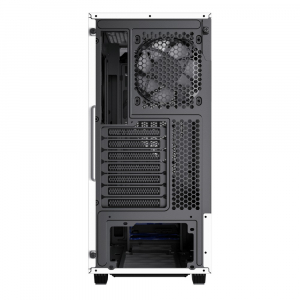 Case ATX GAMEMAX Contac COC, w/o PSU, 1x120 & 1x140mm ARGB fan, TG, 2xUSB 3.0, RGB HUB, White/Grey