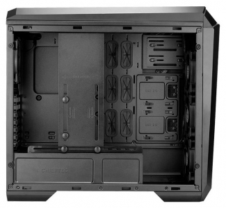 Case ATX Chieftec STALLION II, w/o PSU, 2xUSB3.0, 4x120mm RGB, Fan Controller, 2xTempered Glas,Black