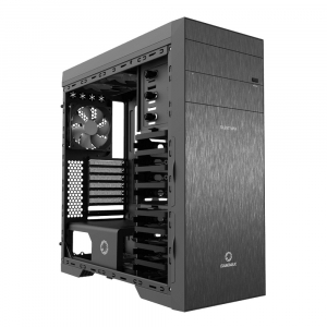 Case ATX GAMEMAX Silent Max, w/o PSU, 6x120mm fans. Sound Insulation, 2xUSB3.0, up to 8xHDD, Black