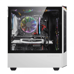 Case ATX GAMEMAX Paladin T801WT, 1x120mm ARGB, 2xARGB Strips, Tempered Glass, 2xUSB 3.0, White