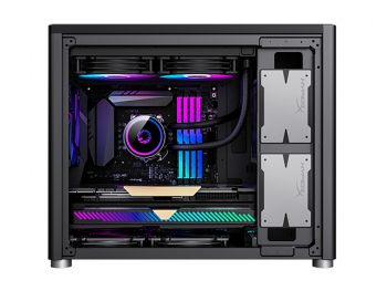 Case mATX GAMEMAX SPARK, w/o PSU, 1xUSB3.0, 1xType-C, Dual Tempered Glass, Black