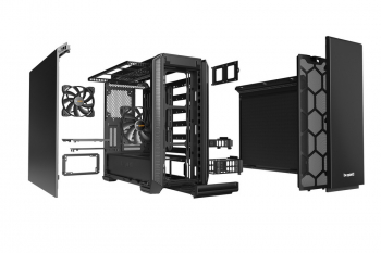 Case ATX be quiet! Silent Base 601, w/o PSU, 2x140mm, 1xUSB 2.0, 2xUSB 3.2, Fan controller, Black