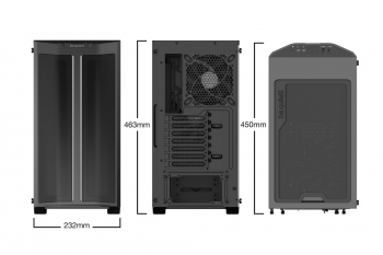 Case ATX be quiet! Pure Base 500DX, w/o PSU, 3x140mm, 1xUSB 3.2, 1xType C, TG, ARGB LED, Black