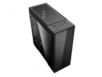 Case ATX GAMEMAX Abyss TR, w/o PSU, 1x120mm, ARGB infinity, 2xUSB3.0, TG, ARGB+PWM Contr, Black 