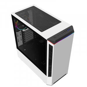 Case ATX GAMEMAX Paladin T801WT, 1x120mm ARGB, 2xARGB Strips, Tempered Glass, 2xUSB 3.0, White