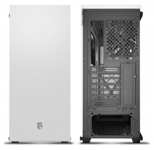 Case ATX Deepcool MACUBE 310 WH, w/o PSU, 1x120mm, Dust Filters, Tinted Tempered Glass,USB3.0, White
