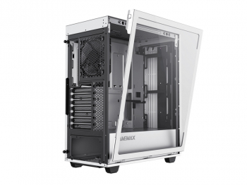 Case ATX GAMEMAX Precision COC, 1x120mm ARGB, 2xARGB Strips, Tempered Glass, 2xUSB 3.0, White