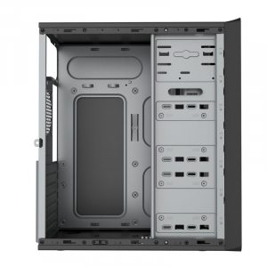 Case ATX 500W Sohoo 2809BG, 2xUSB2.0, Black-Grey, ATX-500W-12cm 