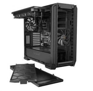 Case ATX be quiet! Silent Base 601, w/o PSU, 2x140mm, 1xUSB 2.0, 2xUSB 3.2, Fan controller, Black