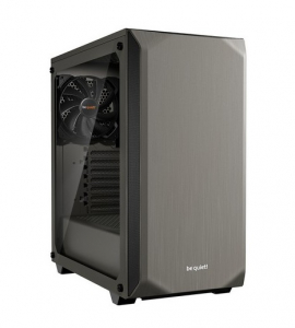 Case ATX be quiet! Pure Base 500, w/o PSU, 2x140mm, 2xUSB 3.2, Window, PSU shroud, Gray