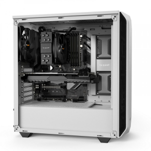 Case ATX be quiet! Pure Base 500, w/o PSU, 2x140mm, 2xUSB 3.2, PSU shroud, White