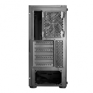 Case ATX Cougar MX340, w/o PSU, 1x120mm fan, USB 3.0, Tempered Glass, Black