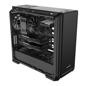 Case ATX be quiet! Silent Base 601, w/o PSU, 2x140mm, 1xUSB 2.0, 2xUSB 3.2, Fan controller, Black