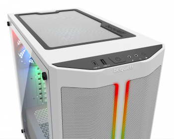 Case ATX be quiet! Pure Base 500DX, w/o PSU, 3x140mm, 1xUSB 3.2, 1xType C, TG, ARGB LED, White