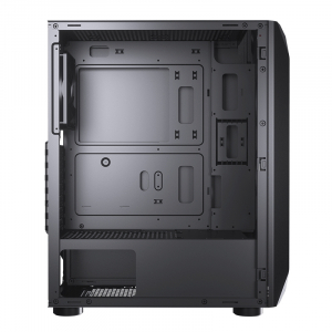 Case ATX Cougar MX410 Mesh-G, w/o PSU, 1x120mm, Mesh front panel, USB 3.0, Tempered Glass, Black