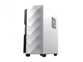 Case ATX GAMEMAX Diamond COC, 1x120mm ARGB, 1x140mm, LED strip, TG, USB3.0, White 