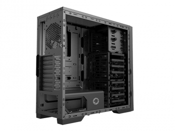 Case ATX GAMEMAX Titan Silent, w/o PSU, 3x120mm, Sound deadening, up to 10xHDDs, USB 3.0, Black