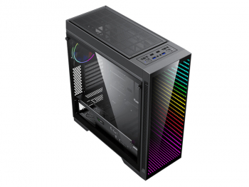 Case ATX GAMEMAX Abyss TR, w/o PSU, 1x120mm, ARGB infinity, 2xUSB3.0, TG, ARGB+PWM Contr, Black 