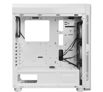 Case ATX Chieftec SCORPION III, w/o PSU, 4x120mm RGB, 2xUSB3.0, 1xUSB2.0, 2xTemperd Glass, White