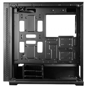 Case mATX Deepcool MATREXX 40 3FS, w/o PSU, 3x120mm tri-color LED , Tempered Glass, USB3.0, Black