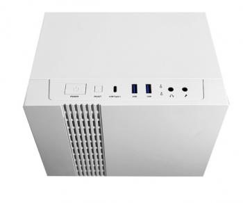 Case ATX Chieftec UK-02W-OP, w/o PSU, 2xUSB3.0, 1xUSB Type C, Dust filter, White