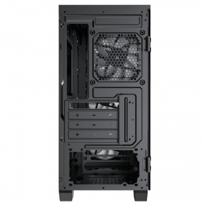 Case mATX GAMEMAX Aero Mini ECO, w/o PSU, 4x120mm, Front Mesh, TG, USB 3.0, Black