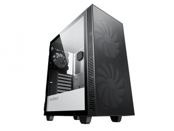 Case ATX GAMEMAX Aero, w/o PSU, 2x200mm & 1x120mm ARGB fans, PWM+ARGB Controller, 2xUSB 3.0, TG, RC