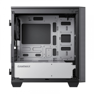 Case mATX GAMEMAX Aero Mini, w/o PSU, 4x120mm ARGB, Front Mesh, Fan Controller, TG, USB 3.0, Black