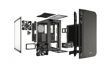 Case ATX be quiet! Pure Base 500, w/o PSU, 2x140mm, 2xUSB 3.2, Window, PSU shroud, Gray