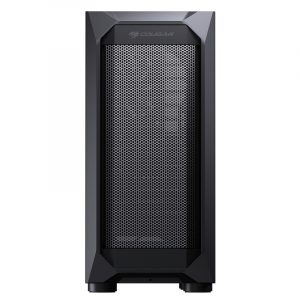 Case ATX Cougar MX410 Mesh-G, w/o PSU, 1x120mm, Mesh front panel, USB 3.0, Tempered Glass, Black