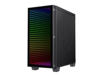 Case mATX GAMEMAX MINI Abyss, w/o PSU, 1x120mm, ARGB infinity, 2xUSB3.0, TG, ARGB+PWM Contr, Black 