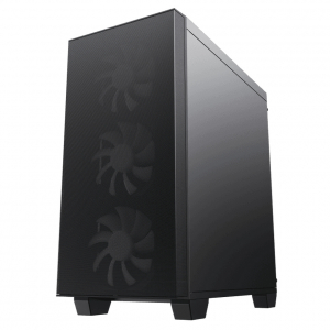 Case mATX GAMEMAX Aero Mini ECO, w/o PSU, 4x120mm, Front Mesh, TG, USB 3.0, Black