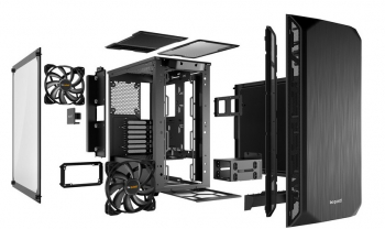 Case ATX be quiet! Pure Base 500, w/o PSU, 2x140mm, 2xUSB 3.2, Window, PSU shroud, Black