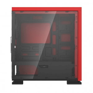 Case mATX GAMEMAX EXPEDITION, w/o PSU,1x120mm, Red LED, USB3.0, Acrylic Window, Red