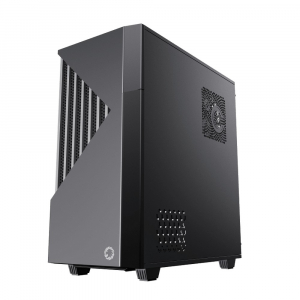 Case ATX GAMEMAX Contac COC, w/o PSU, 1x120 & 1x140mm ARGB fan, TG, 2xUSB 3.0, RGB HUB, Black/Grey