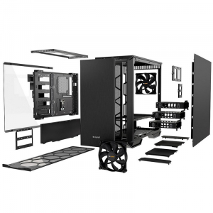 Case ATX be quiet! Dark Base 700, w/o PSU, 2x140mm, 1xUSB Type C, 2xUSB3.2, Fan controller, TG,Black