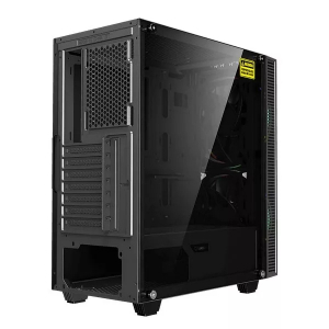 Case ATX GAMEMAX Aero, w/o PSU, 2x200mm & 1x120mm ARGB fans, PWM+ARGB Controller, 2xUSB 3.0, TG, RC