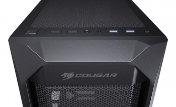 Case ATX Cougar MX410 Mesh-G, w/o PSU, 1x120mm, Mesh front panel, USB 3.0, Tempered Glass, Black