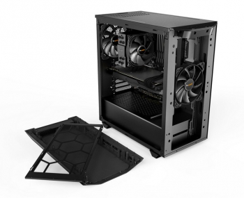 Case ATX be quiet! Pure Base 500, w/o PSU, 2x140mm, 2xUSB 3.2, PSU shroud, Black