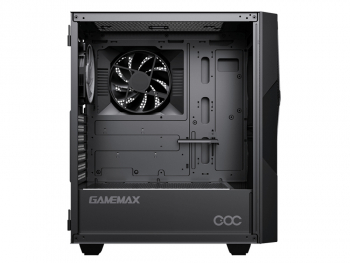 Case ATX GAMEMAX Typhoon COC, 1x120mm ARGB, 4xLED strips, TG, USB3.0, Black 