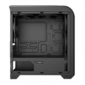Case mATX GAMEMAX Centauri, w/o PSU, 1x120mm, Blue LED, USB3.0, Side Window, Black/Grey
