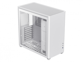 Case ATX GAMEMAX SPARK PRO, w/o PSU, 1xUSB3.0, 1xType-C, Dual Tempered Glass, White