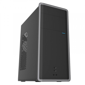 Case ATX 500W Sohoo 2809BG, 2xUSB2.0, Black-Grey, ATX-500W-12cm 