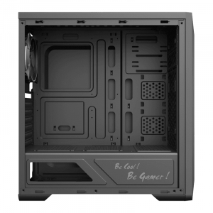 Case ATX GAMEMAX Shine, w/o PSU, 1x120mm ARGB fan. ARGB Strip, TG, Dust Filter, USB 3.0, Black