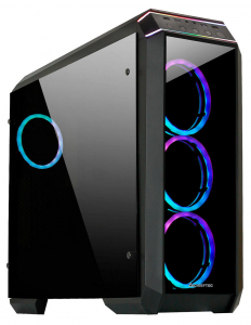 Case ATX Chieftec STALLION II, w/o PSU, 2xUSB3.0, 4x120mm RGB, Fan Controller, 2xTempered Glas,Black