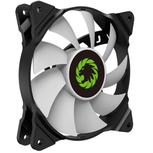 PC Case Fan GAMEMAX FN-12Rainbow-C, 120mm, ARGB, 28.8dB, 33 CFM, 1100RPM, Hydro Bearing, Black