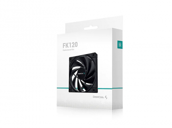 PC Case Fan Deepcool FK120, 120x120x25, <28dB, 68.99CFM, 500-1850PM, Fluid Dynamic Bearing, Black