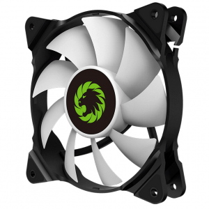 PC Case Fan GAMEMAX FN-12Rainbow-C, 120mm, ARGB, 28.8dB, 33 CFM, 1100RPM, Hydro Bearing, Black