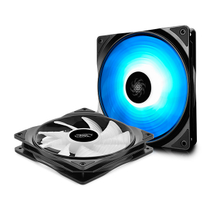 PC Case Fan Deepcool RF 140 – 2 in 1, 140x140x26mm, 19.8-24dBA, 64.13CFM, 500-1200RPM, PWM, RGB